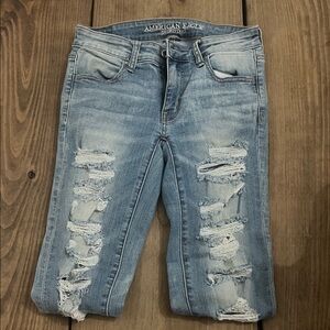 American Eagle Outfitters Women's Light Blue Jegging
